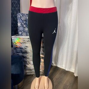 Air Jordan Legacy of Sport colorblock leggings black waistband side stripes XXL